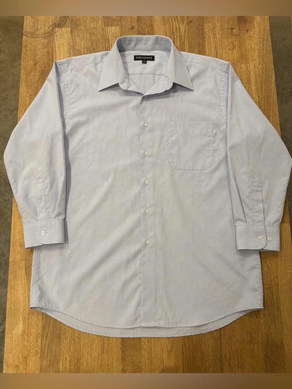 Yves Saint Laurent Light Blue Button Up